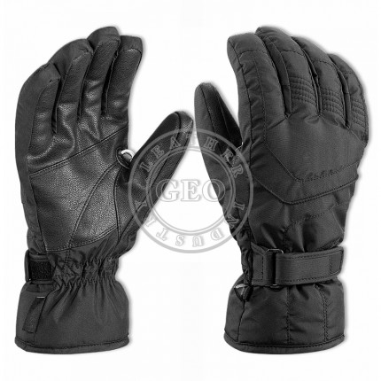 Custom Best Quality Leather Snowboard Ski Gloves